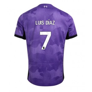 Liverpool Luis Diaz #7 Replica Third Stadium Shirt 2023-24 Short Sleeve